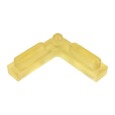 Alfamacchine L-Shape Rubber Pad Yellow (Medium Wood)